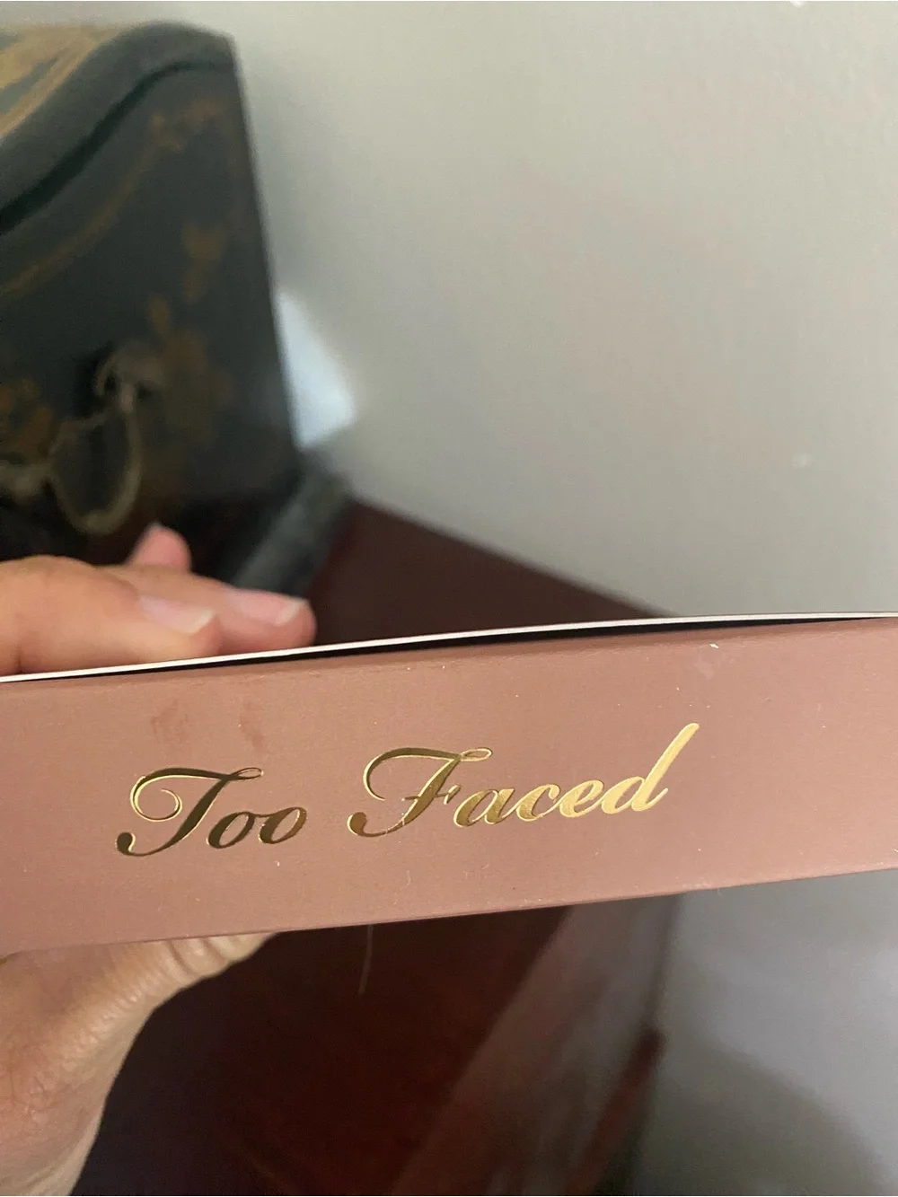 Too Faced Cocoa Contour Palette - Brown with Gold Lettering new in the box